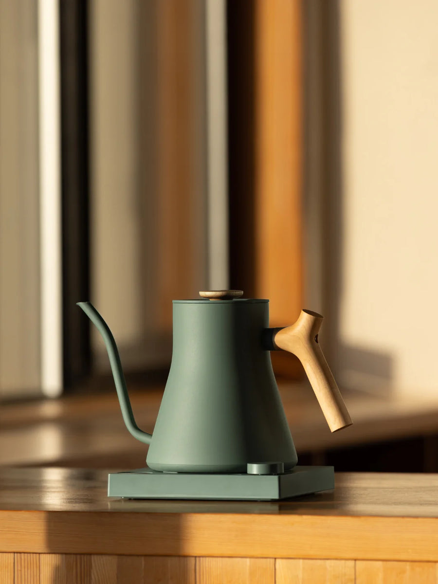 Fellow Stagg Gooseneck Kettle | Walnut Matte Black | Halifax Fellow Stagg Gooseneck Kettle | Walnut Matte Black | Halifax